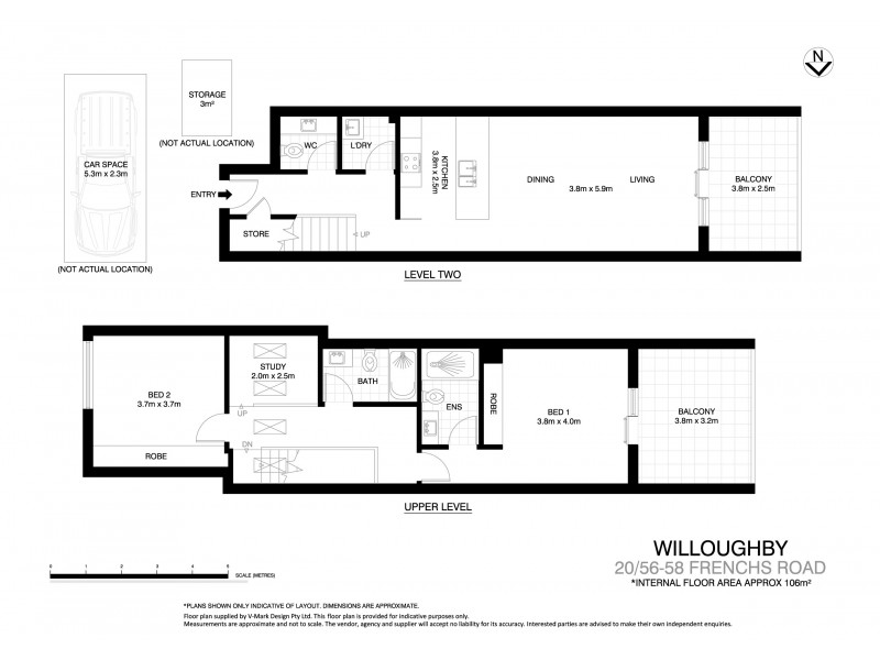 20/56-58 Frenchs Road, Willoughby NSW 2068 Floorplan