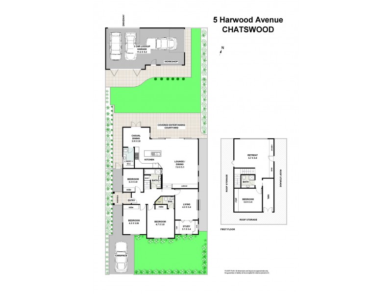 5 Harwood Avenue, Chatswood NSW 2067 Floorplan