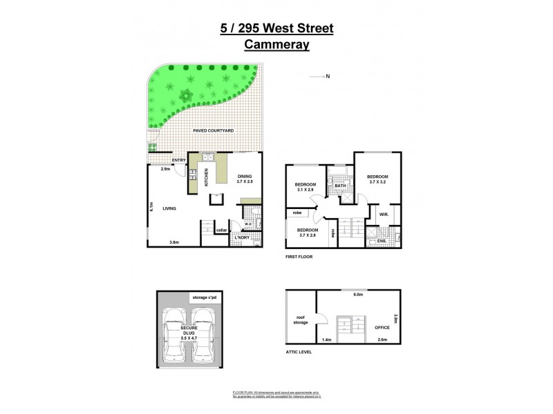 5/295 West Street, Cammeray NSW 2062 Floorplan
