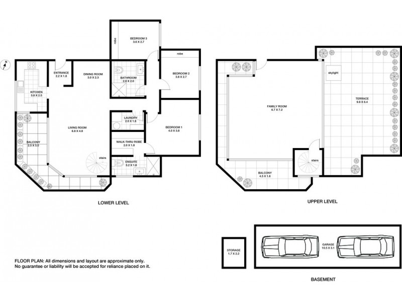 6/87 Bent Street, Neutral Bay NSW 2089 Floorplan