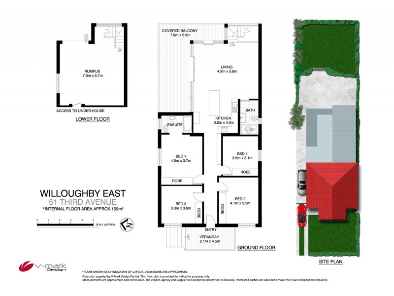 51 Third Avenue, Willoughby NSW 2068 Floorplan