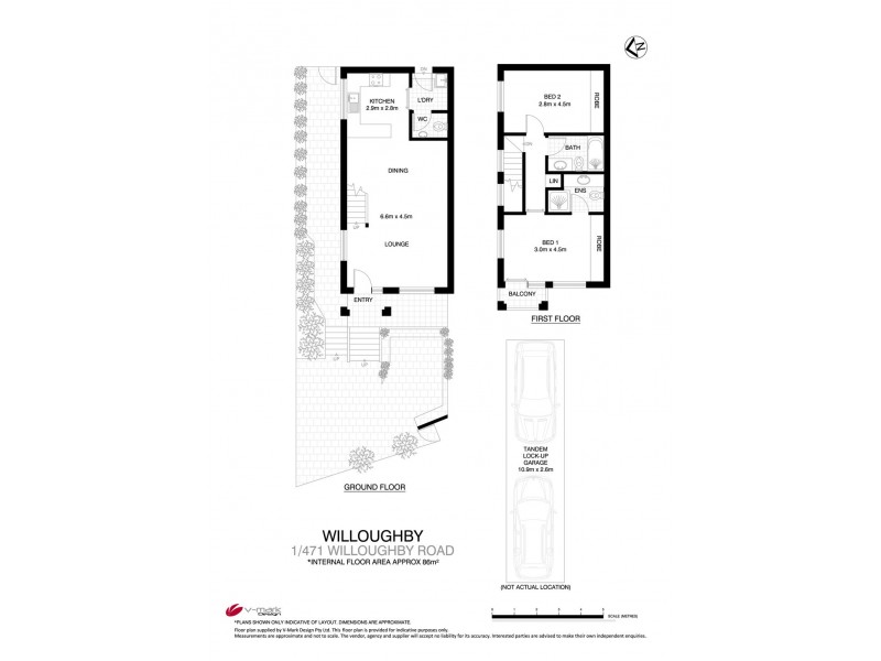 1/471 Willoughby Road, Willoughby NSW 2068 Floorplan