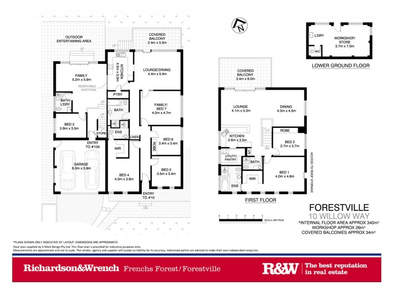 10 Willow Way, Forestville NSW 2087 Floorplan