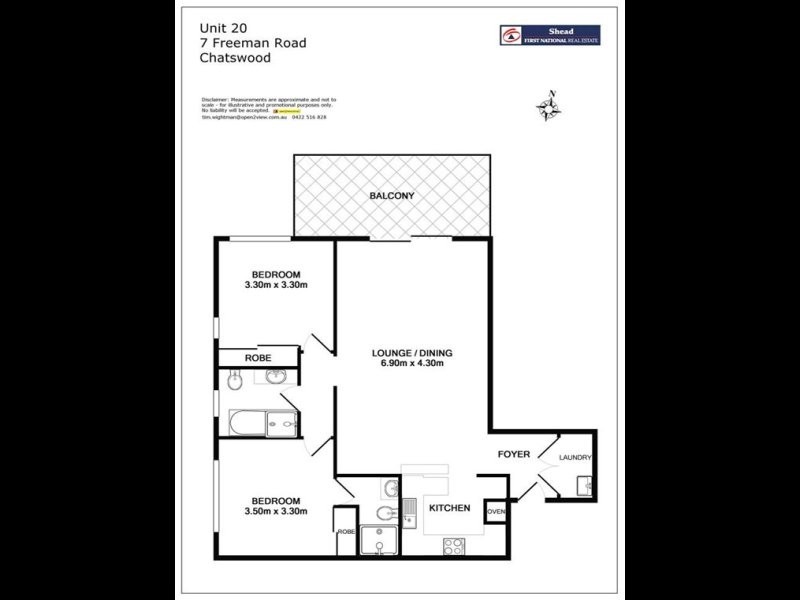 20/7 Freeman Rd, Chatswood NSW 2067