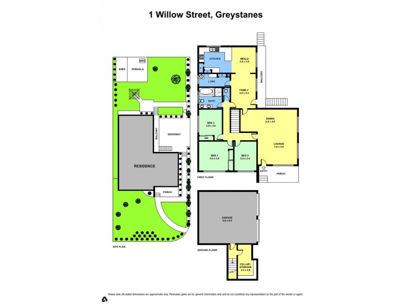 1 Willow Street, Greystanes NSW 2145 Floorplan