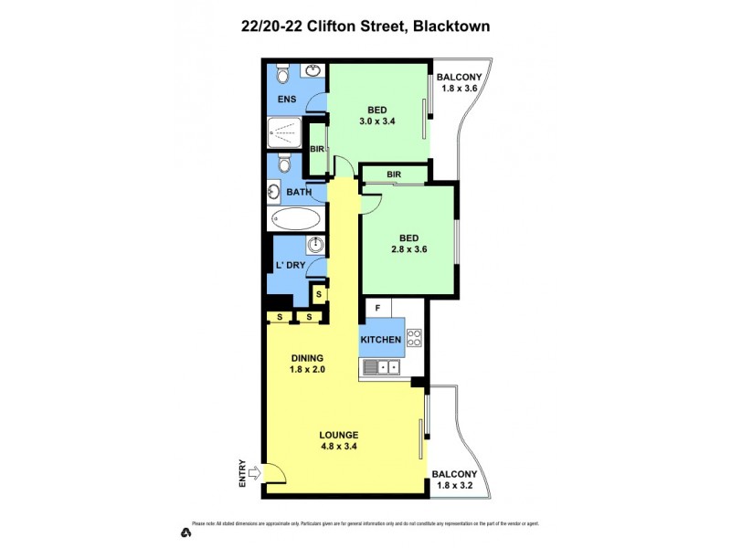 22/20-22 Clifton Street, Blacktown NSW 2148 Floorplan