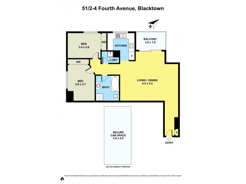 51/2-4 Fourth Avenue, Blacktown NSW 2148 Floorplan