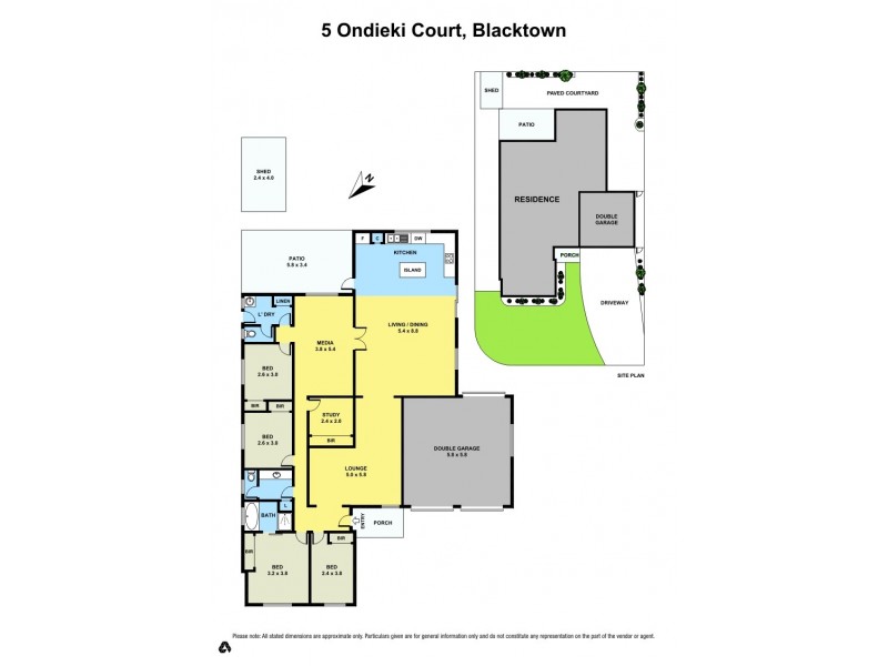 5 Ondieki Court, Blacktown NSW 2148 Floorplan