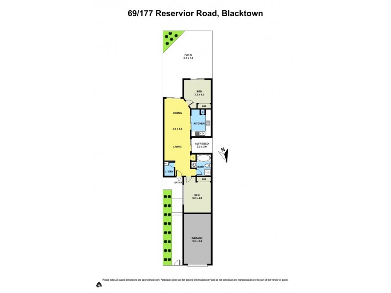 69/177 Reservoir Road, Blacktown NSW 2148 Floorplan