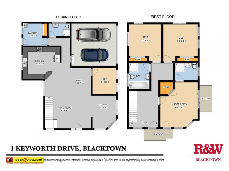 1 Keyworth Drive, Blacktown NSW 2148 Floorplan