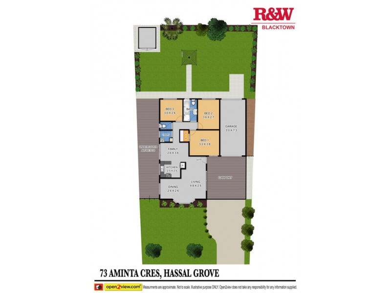 73 Aminta Crescent, Hassall Grove NSW 2761 Floorplan