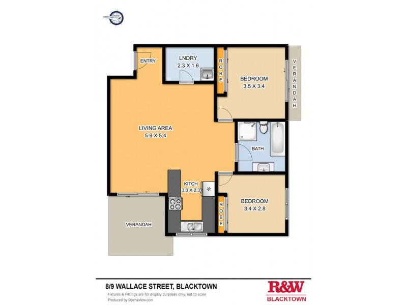8/9 Wallace Street, Blacktown NSW 2148 Floorplan