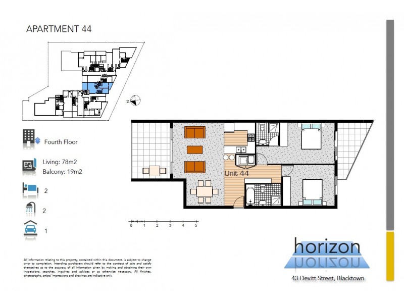 406/43 Devitt Street, Blacktown NSW 2148 Floorplan