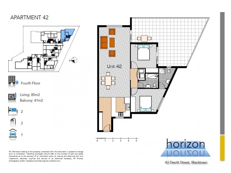 402/43 Devitt Street, Blacktown NSW 2148 Floorplan