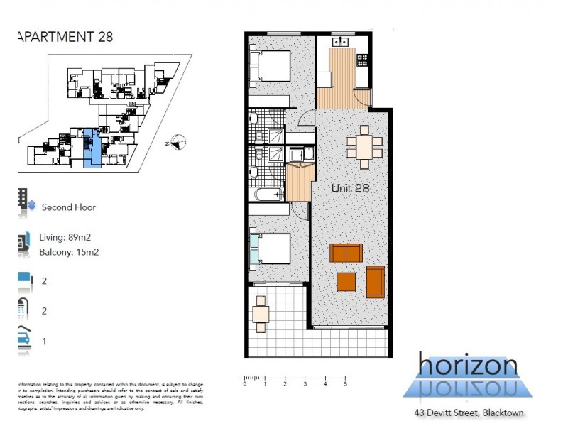206/43 Devitt Street, Blacktown NSW 2148 Floorplan