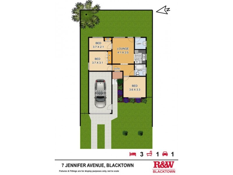7 Jennifer Avenue, Blacktown NSW 2148 Floorplan