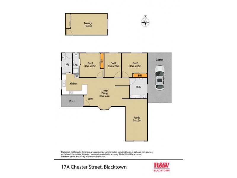 17a Chester Street, Blacktown NSW 2148 Floorplan