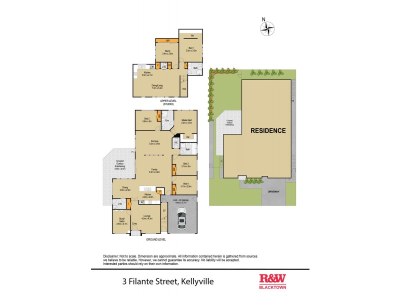 3 Filante Street, Kellyville Ridge NSW 2155 Floorplan