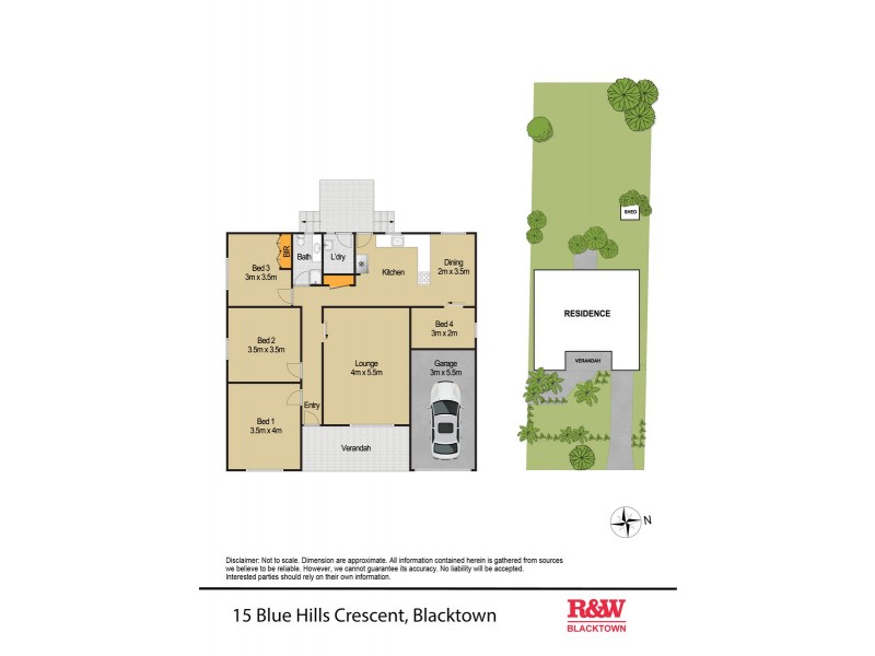 15 Blue Hills Crescent, Blacktown NSW 2148 Floorplan