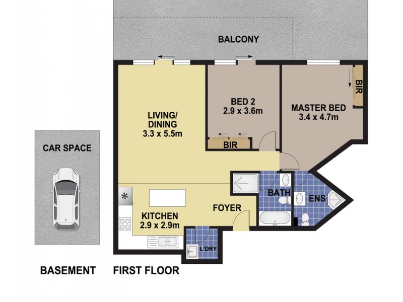 8/24 First Avenue, Blacktown NSW 2148 Floorplan