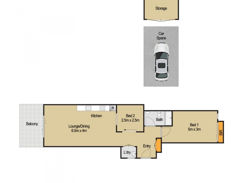 203/31 Carinya Street, Blacktown NSW 2148 Floorplan