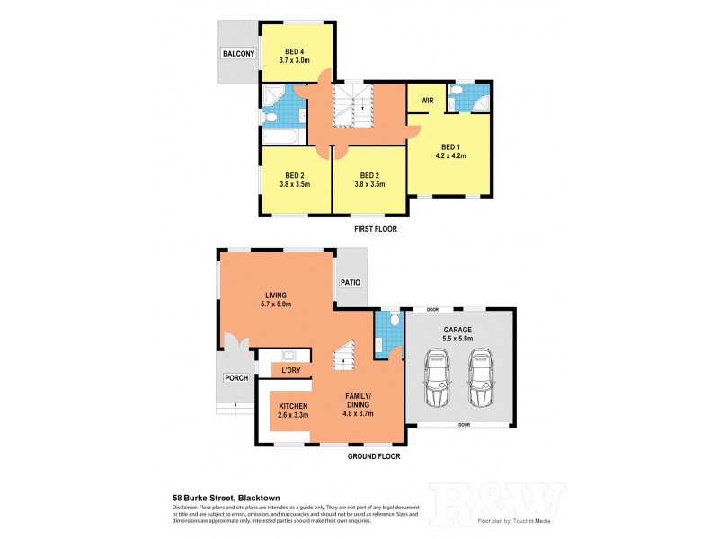 58 Burke Street, Blacktown NSW 2148 Floorplan