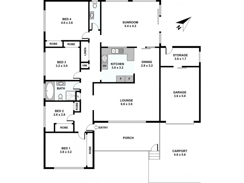 44 Sylvia Street, Blacktown NSW 2148 Floorplan