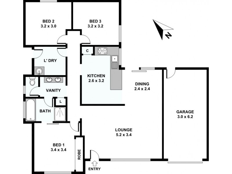 103 Rosenthal Street, Doonside NSW 2767 Floorplan