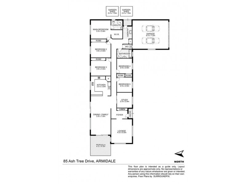 85 Ash Tree Drive, Armidale NSW 2350 Floorplan