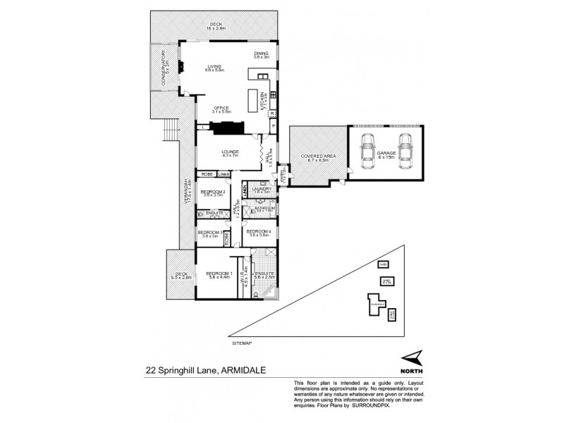 22 Springhill Lane, Armidale NSW 2350 Floorplan