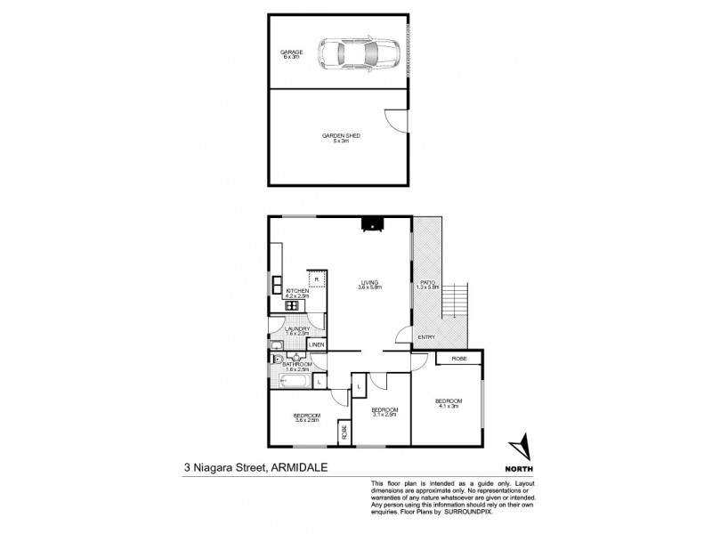 3 Niagara Street, Armidale NSW 2350 Floorplan