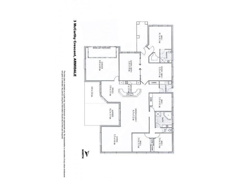 3 McCarthy Crescent, Armidale NSW 2350 Floorplan