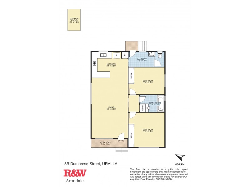 3B Dumaresq Street, Uralla NSW 2358 Floorplan
