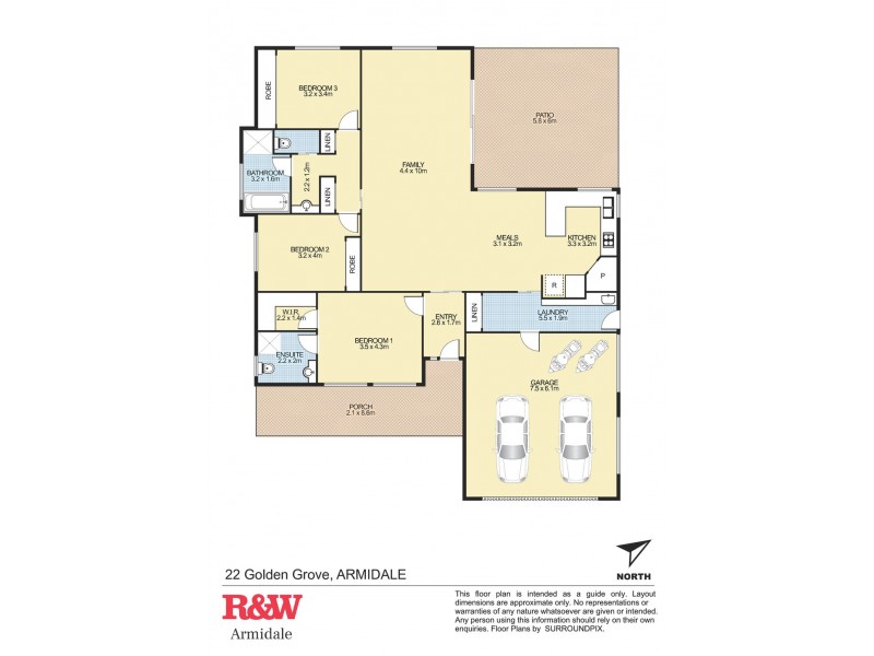 22 Golden Grove, Armidale NSW 2350 Floorplan