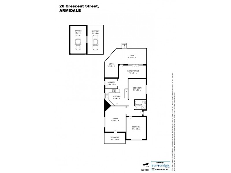 20 Crescent Street, Armidale NSW 2350 Floorplan
