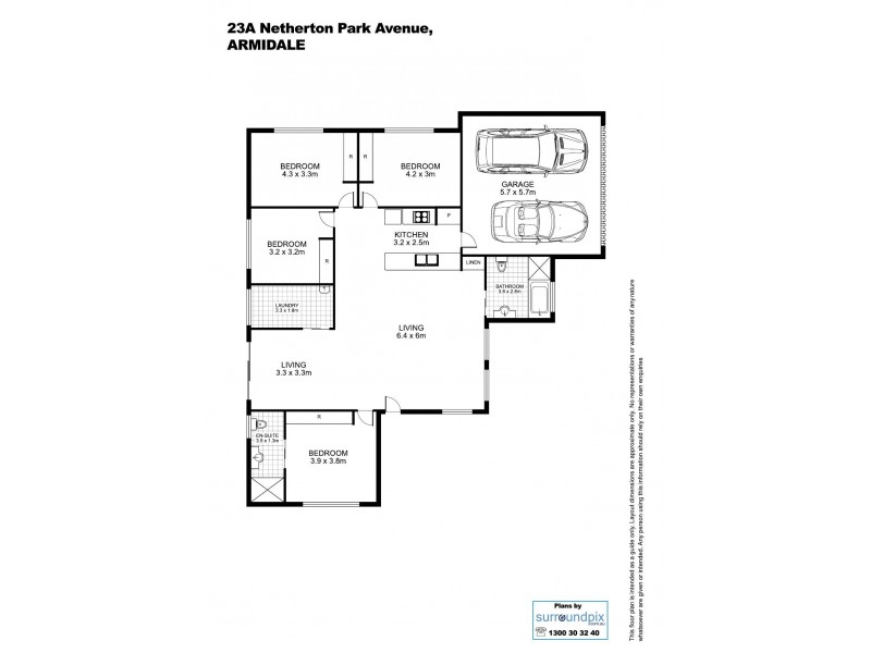23A Netherton Park Avenue, Armidale NSW 2350 Floorplan
