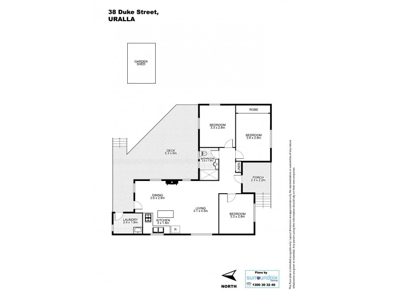 38 Duke Street, Uralla NSW 2358 Floorplan
