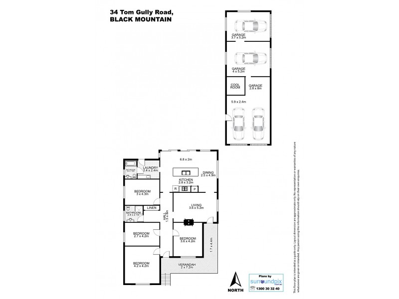 34 Toms Gully Road, Black Mountain, Armidale NSW 2350 Floorplan