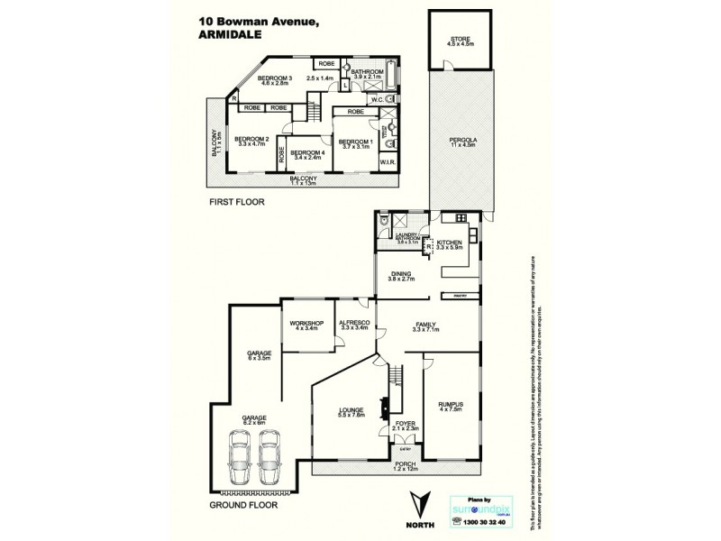 10 Bowman Avenue, Armidale NSW 2350 Floorplan