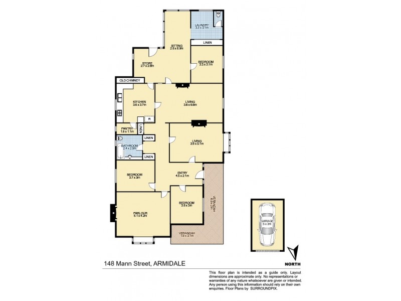 148 Mann Street, Armidale NSW 2350 Floorplan