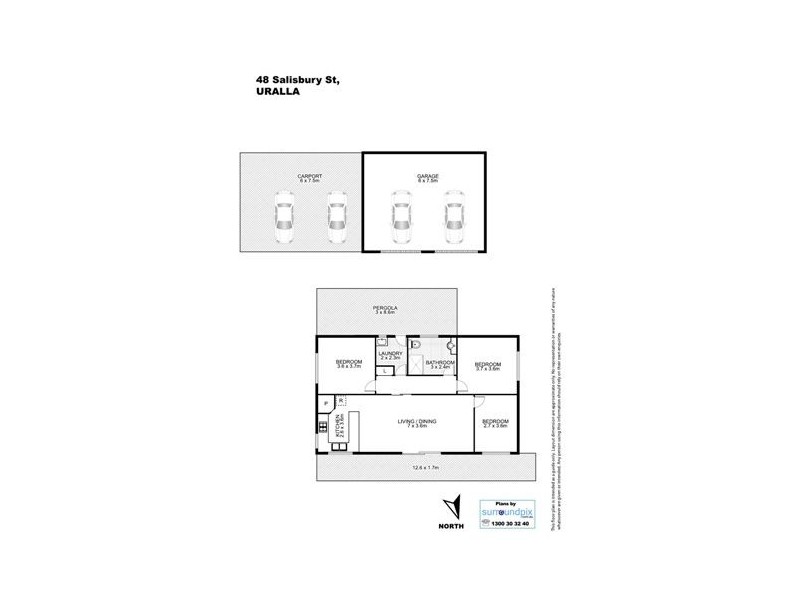 48 Salisbury Street, Uralla NSW 2358 Floorplan