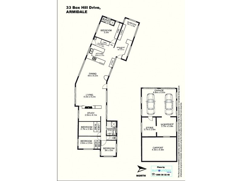 33 Box Hill Drive, Armidale NSW 2350 Floorplan