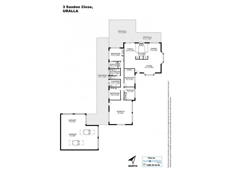 3 Sandon Close, Uralla NSW 2358 Floorplan