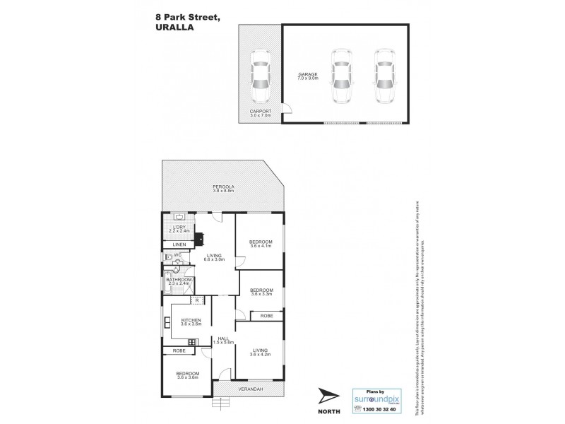 8 Park Street, Uralla NSW 2358 Floorplan