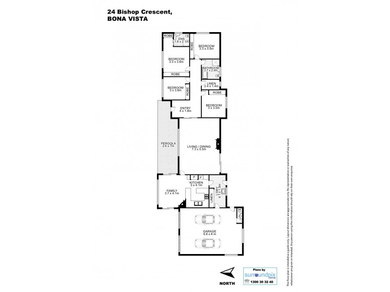 24 Bishop Crescent, Armidale NSW 2350 Floorplan
