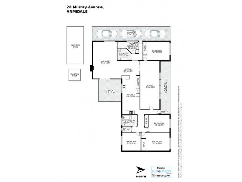 28 Murray Avenue, Armidale NSW 2350 Floorplan