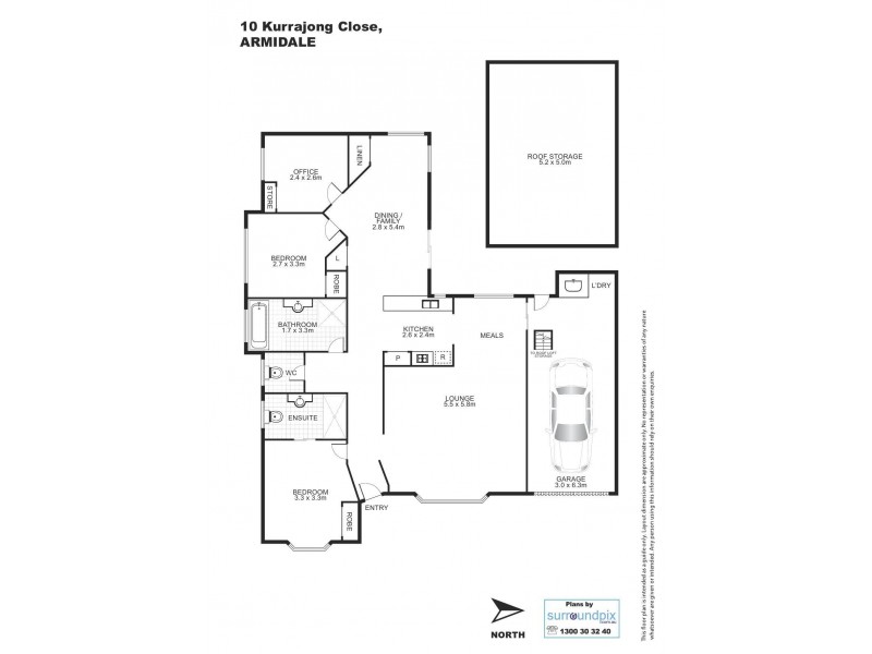 10 Kurrajong Close, Armidale NSW 2350 Floorplan