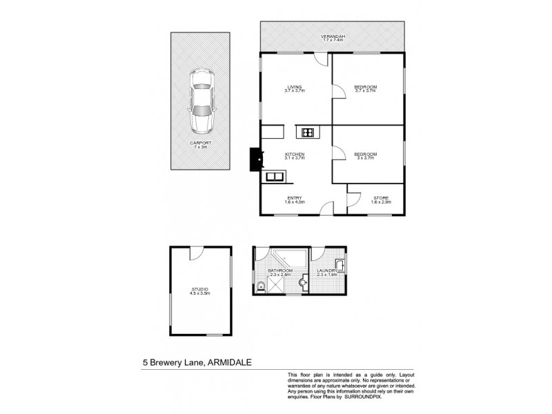 5 Brewery Lane, Armidale NSW 2350 Floorplan