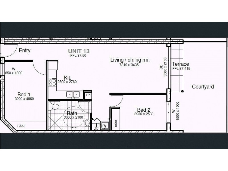 13/129-133  Dunmore Street, Wentworthville NSW 2145 Floorplan