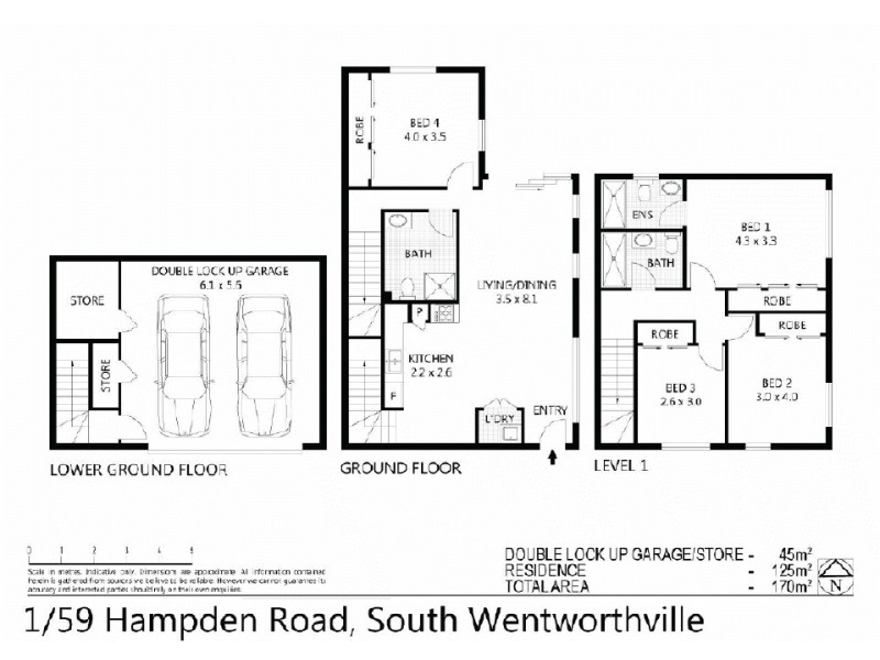 01/59  Hampden Road, South Wentworthville NSW 2145 Floorplan